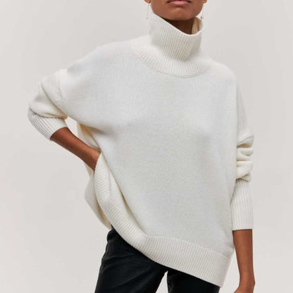 Pullover Damen Rollkragen | Langarm für Herbst und Winter