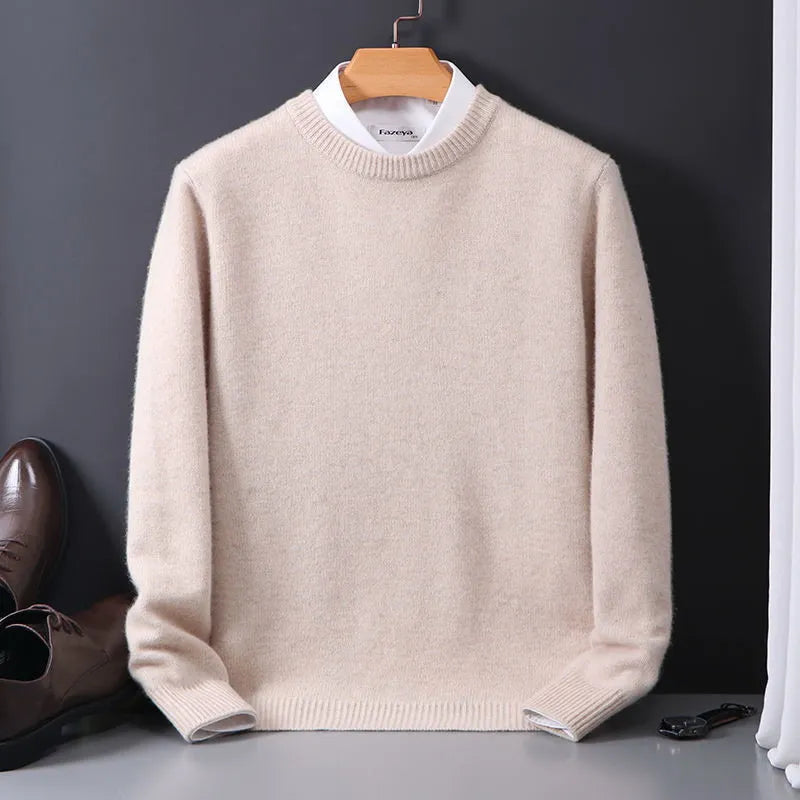 Pullover Herren Mit Rundhals | Langarm Strickpulli
