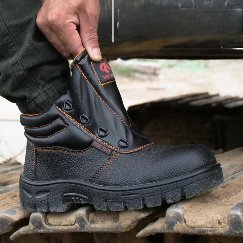 Sicherheitsstiefel Herren mit Stahlkappe | Rutschfeste Arbeitsboots