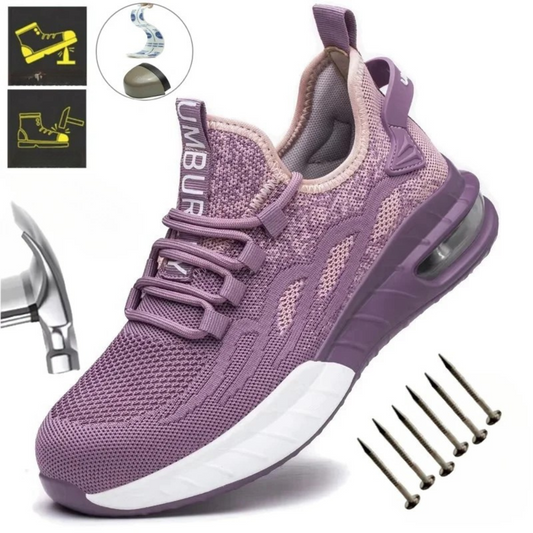 Damen Atmungsaktive Sicherheitsschuhe | Stahlkappen Schuhe