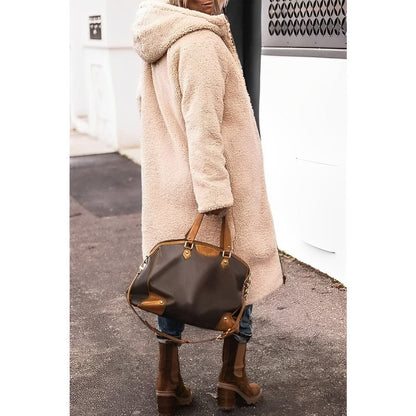 Winterjacke Damen Langer Wintermantel | Mit Kapuze