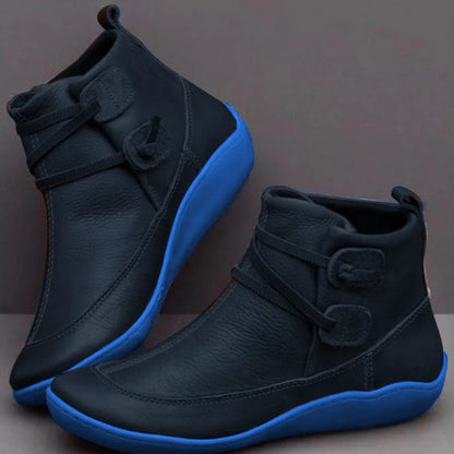 Stiefel Herren| Mit Profilsohle und Klettverschluss