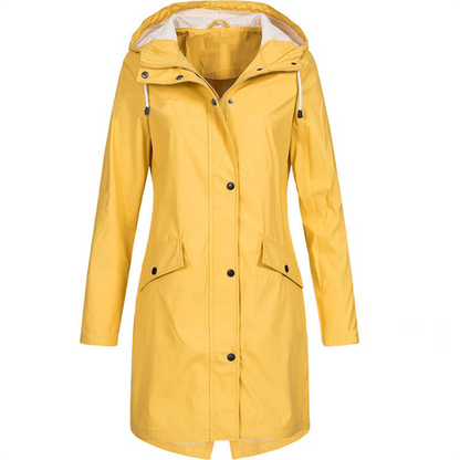 Damen Regenjacke Übergangsjacke | Winddicht Lang