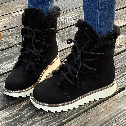 Damen Winterschuhe | Lässig mit Schnürung