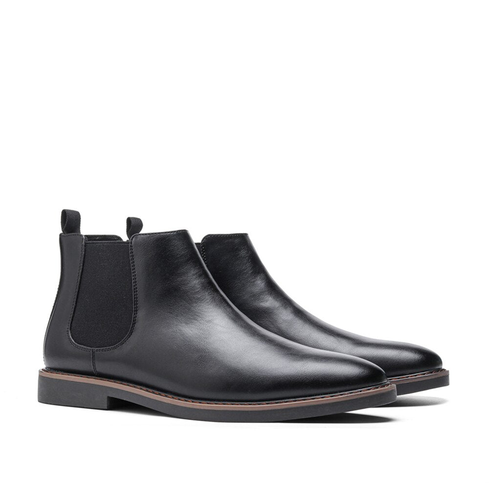 Stiefel Herren | Ankle Boots mit seitlichem Stretch-Einsatz