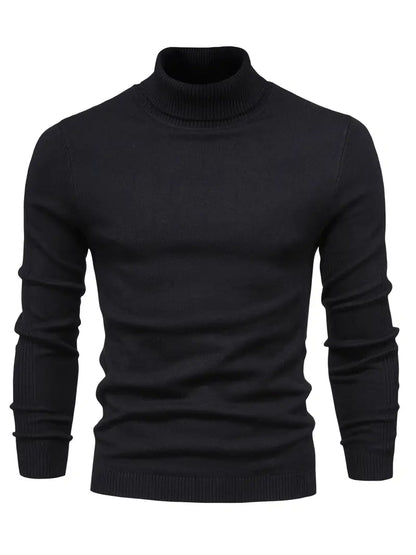 Pullover Herren Strick Mit Rollkragen | Langarm Für Alltag Und Freizeit