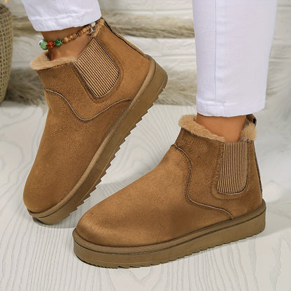 Damen Winterschuhe | Stiefeletten mit elastischem Seiteneinsatz