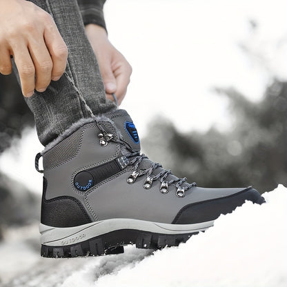 Winterschuhe Herren | Outdoor Stiefel Mit Hohem Schaft Und Profilsohle