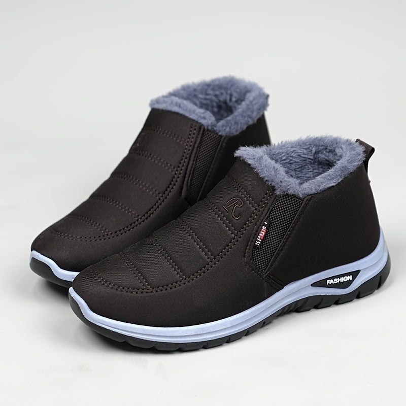 Winterschuhe Herren | Knöchelhohe Stiefeletten Mit Muster